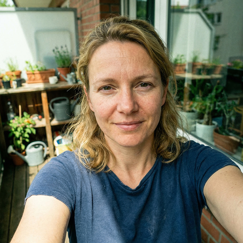 Veronika před focením